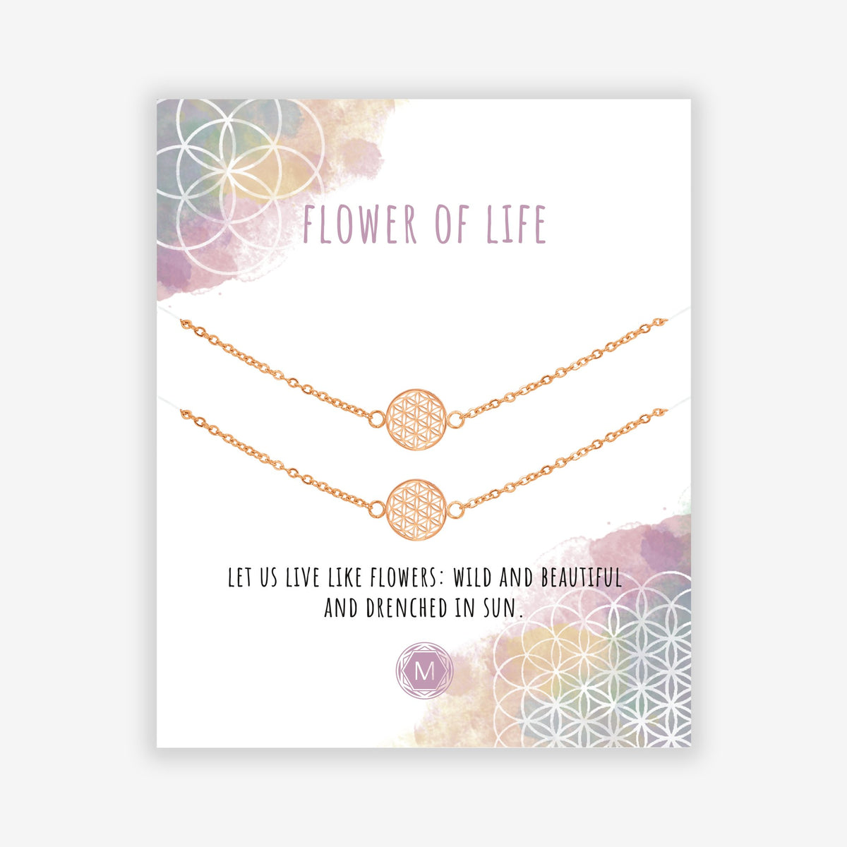 FLOWER OF LIFE 2x Bracelet