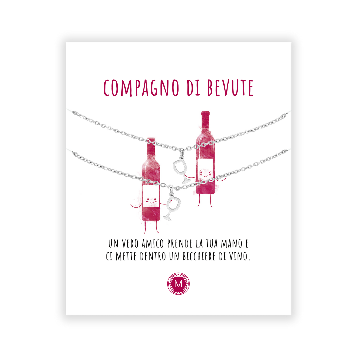 Compagno di bevute 2x Bracciale