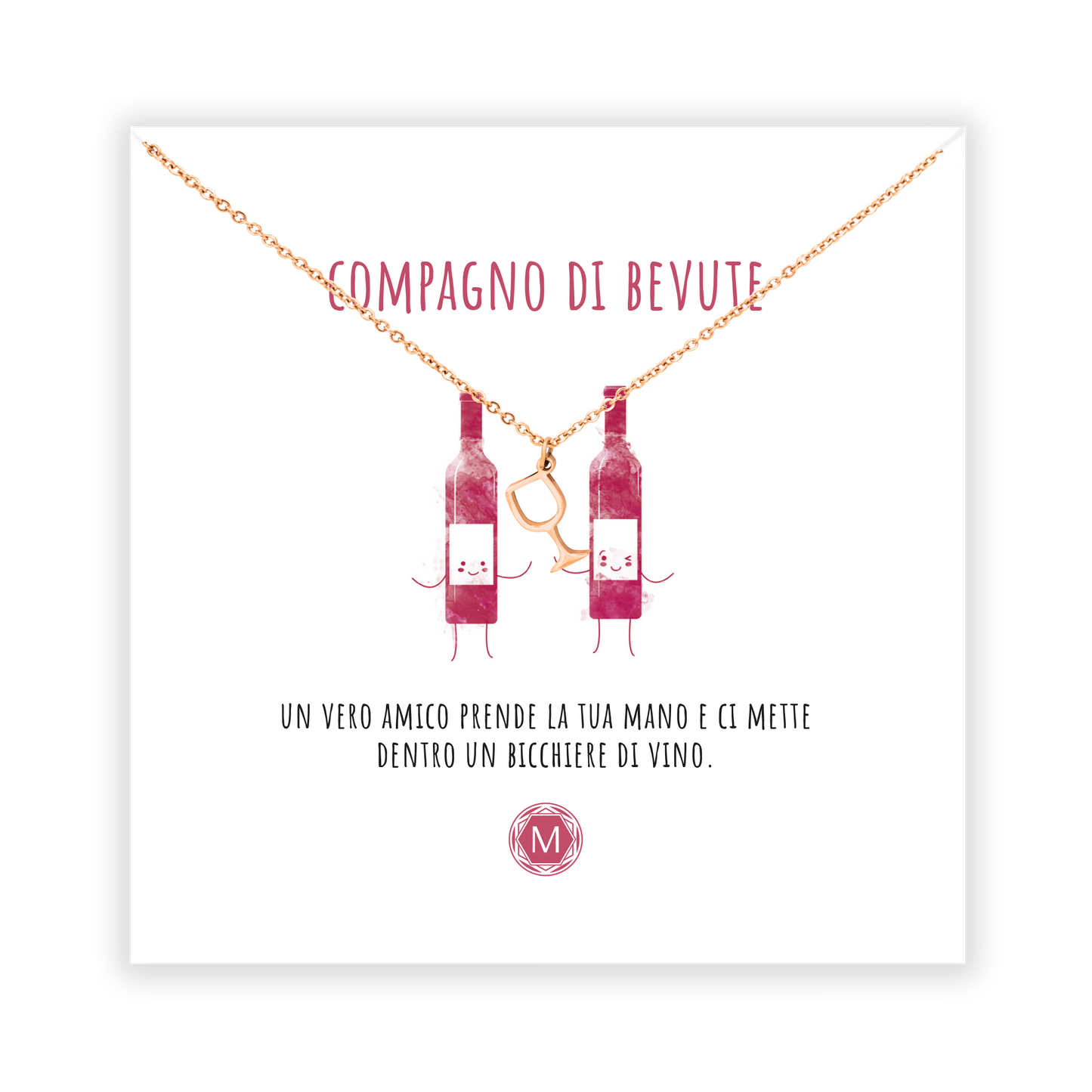 Compagno di bevute Collana