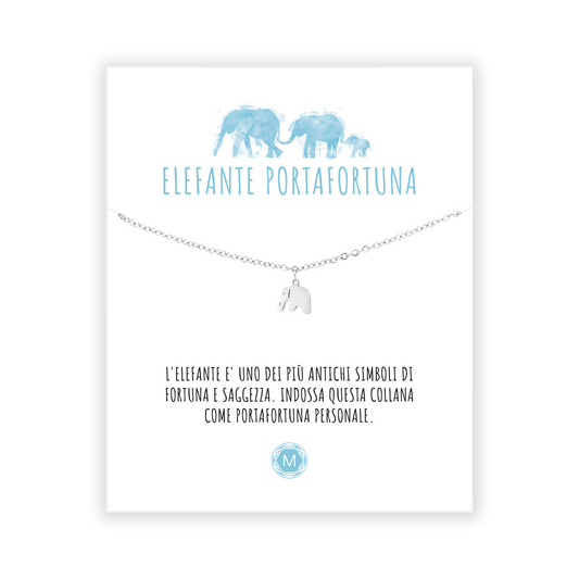 ELEFANTE PORTAFORTUNA Bracciale