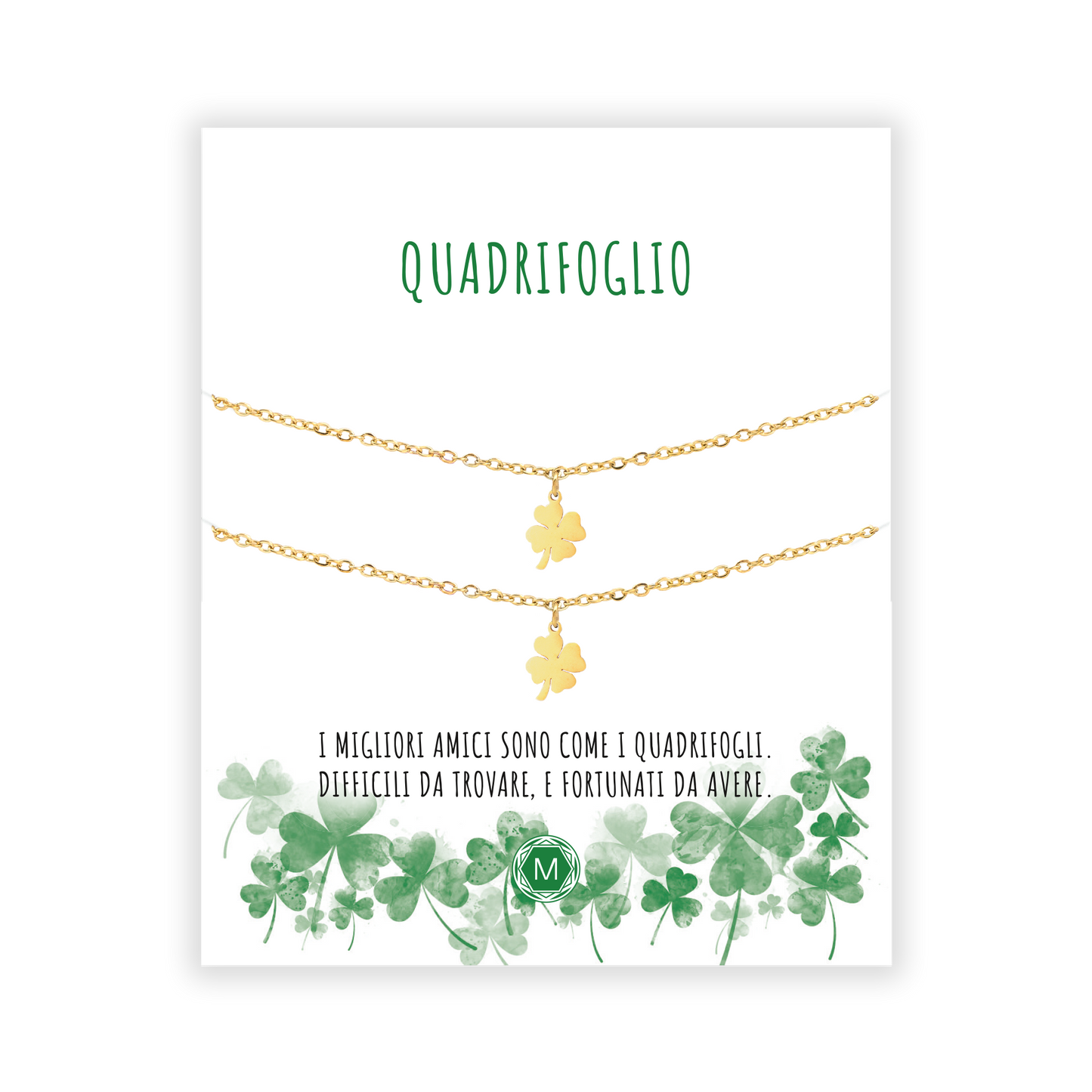 QUADRIFOGLIO 2x Bracciale