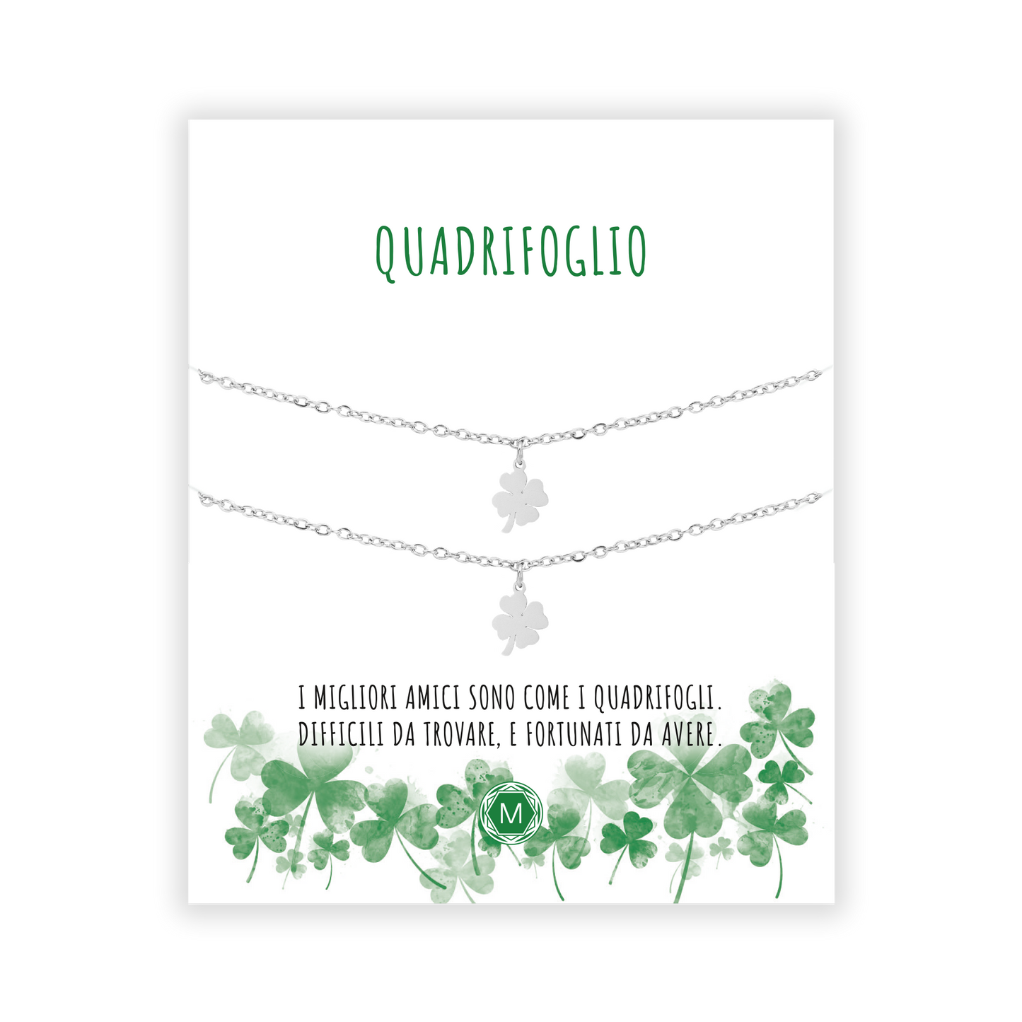 QUADRIFOGLIO 2x Bracciale