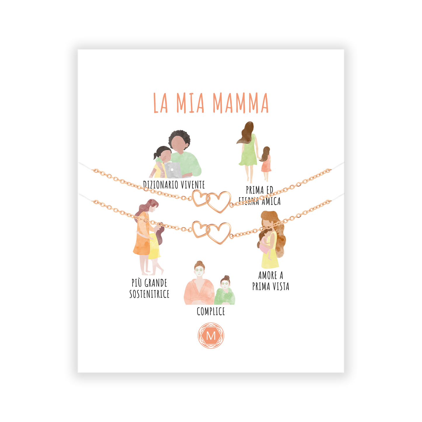 LA MIA MAMMA 2x Bracciale