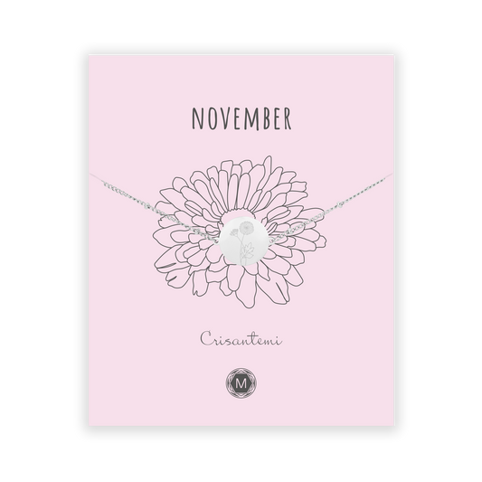NOVEMBER CRISANTEMI Bracciale