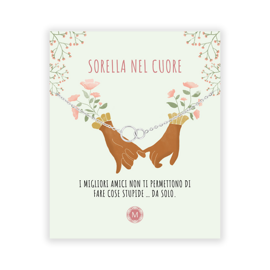 SORELLA NEL CUORE Bracciale