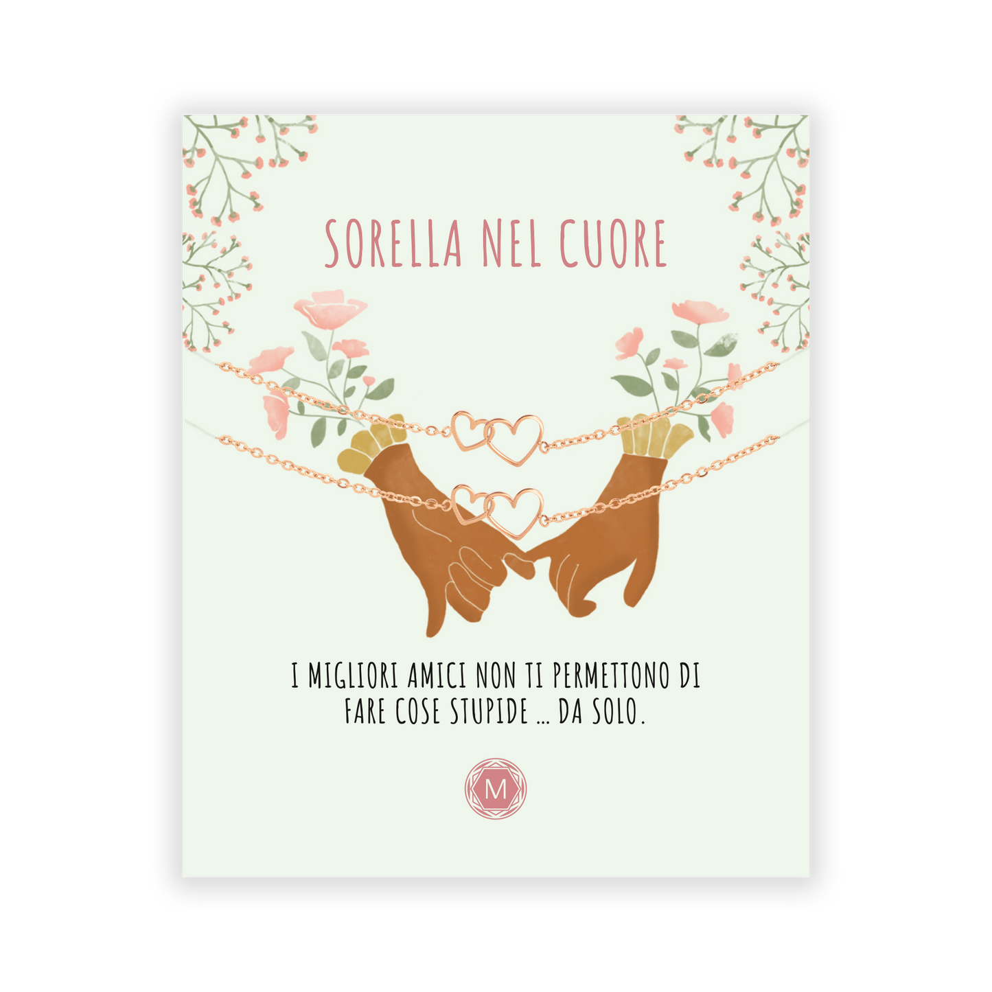 SORELLA NEL CUORE 2x Bracciale II