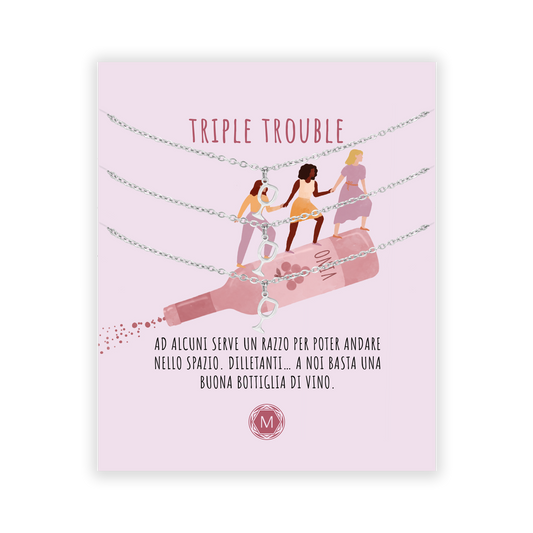TRIPLE TROUBLE 3x Bracciale