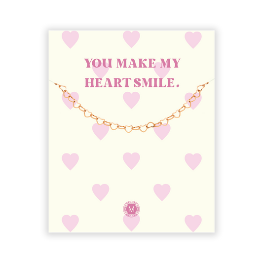 YOU MAKE MY HEART SMILE Bracciale