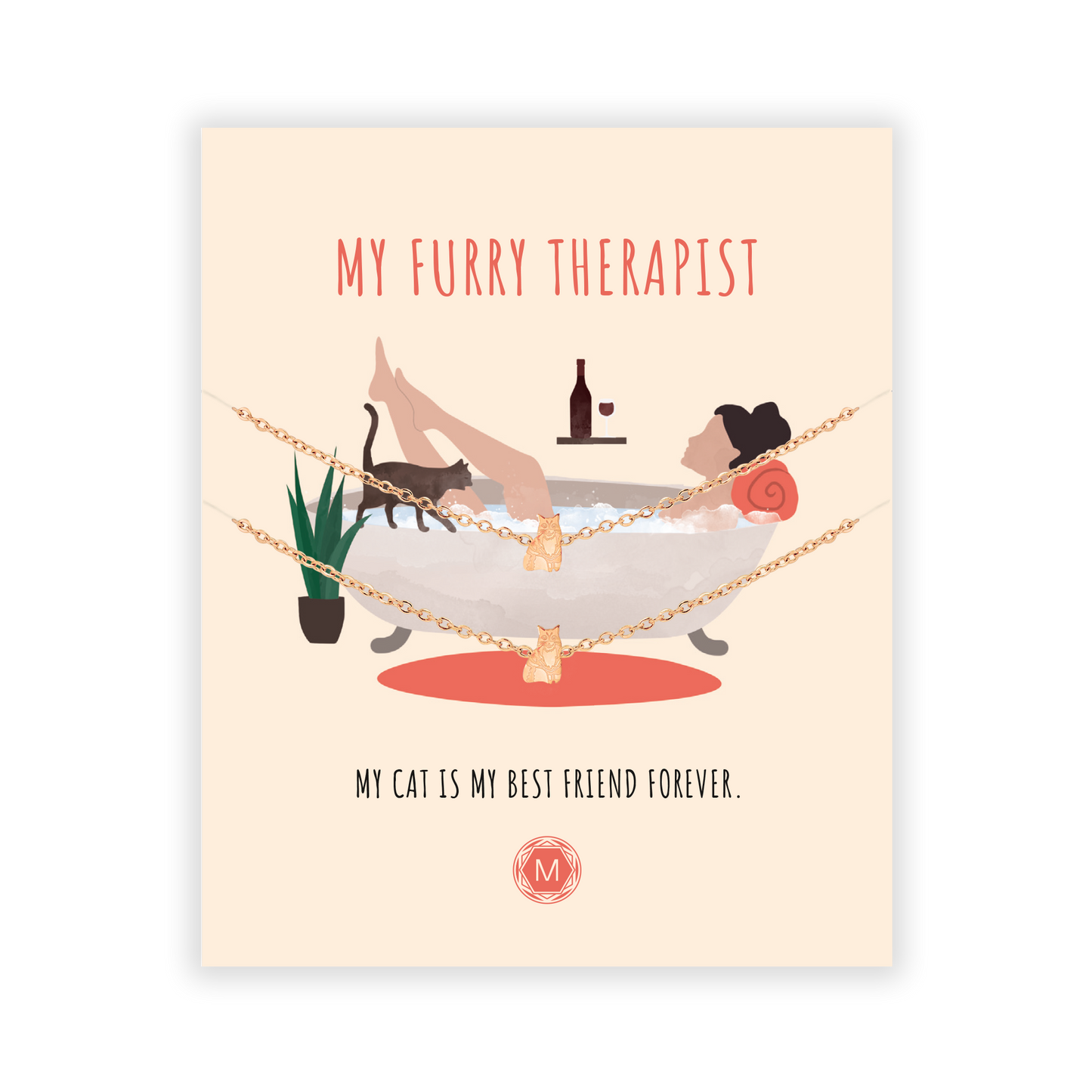 MY FURRY THERAPIST 2x Bracciale