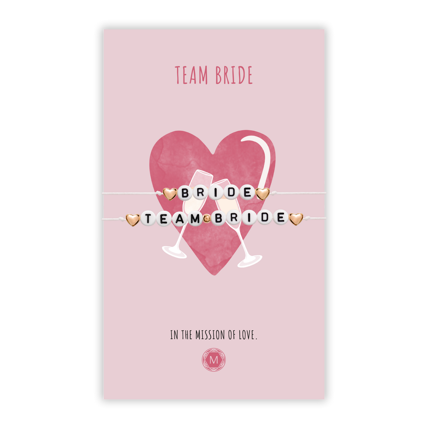 TEAM BRIDE 2x Bracciale Set