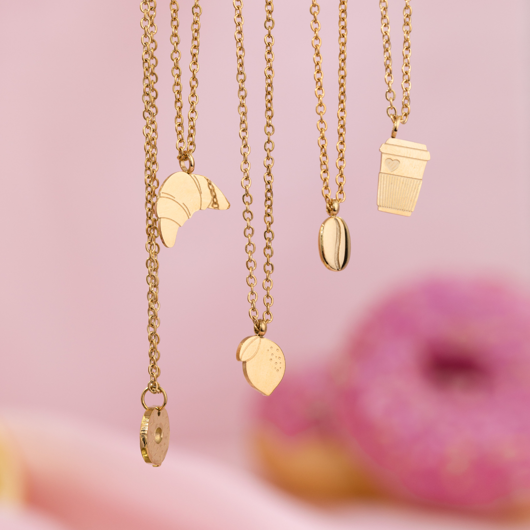 YOU'RE THE BEAN TO MY COFFEE Collana