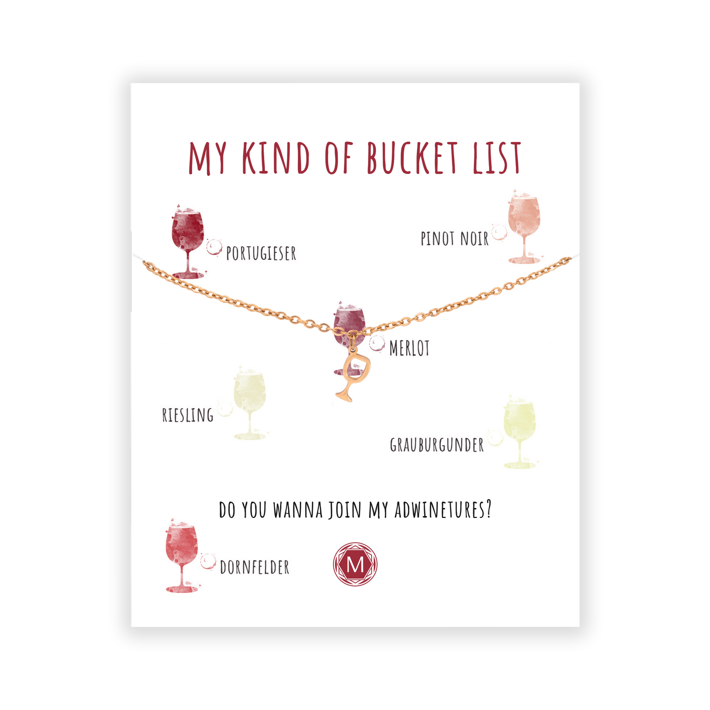 MY KIND OF BUCKET LIST BRACCIALE