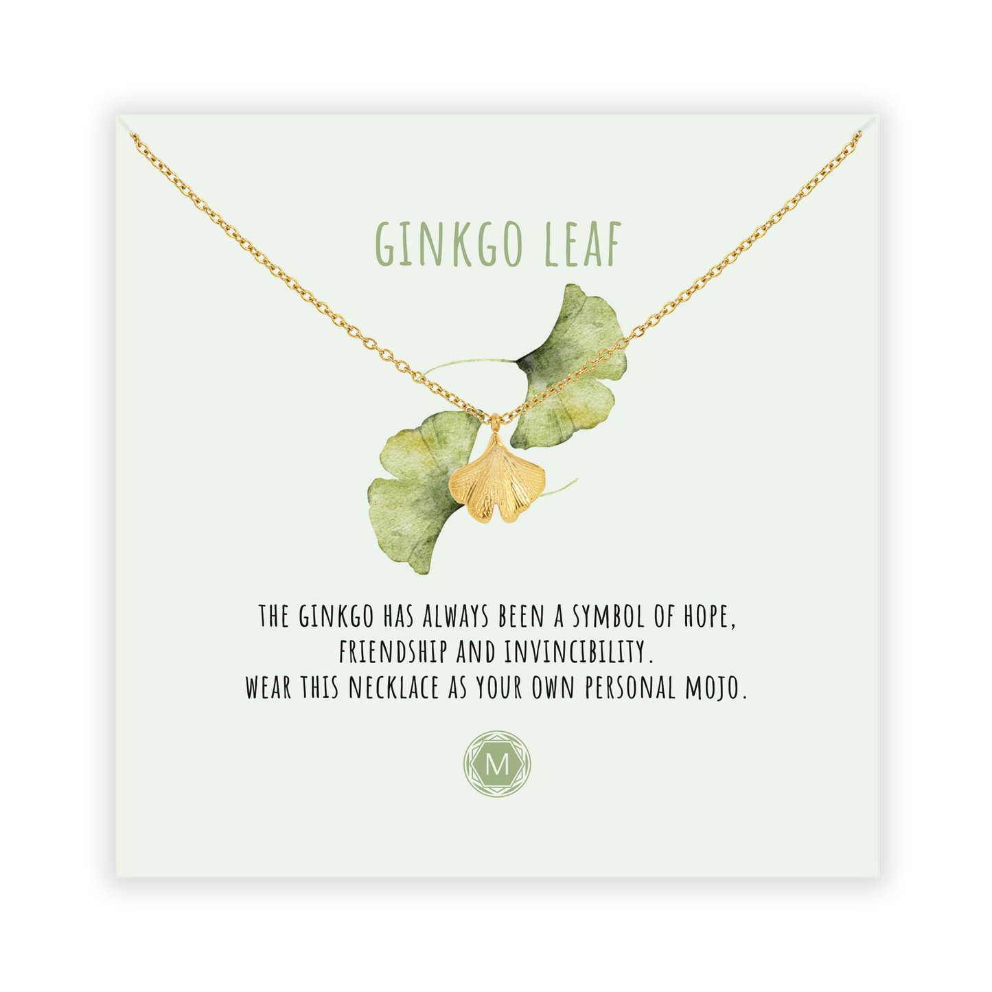 GINKGO LEAF Collana