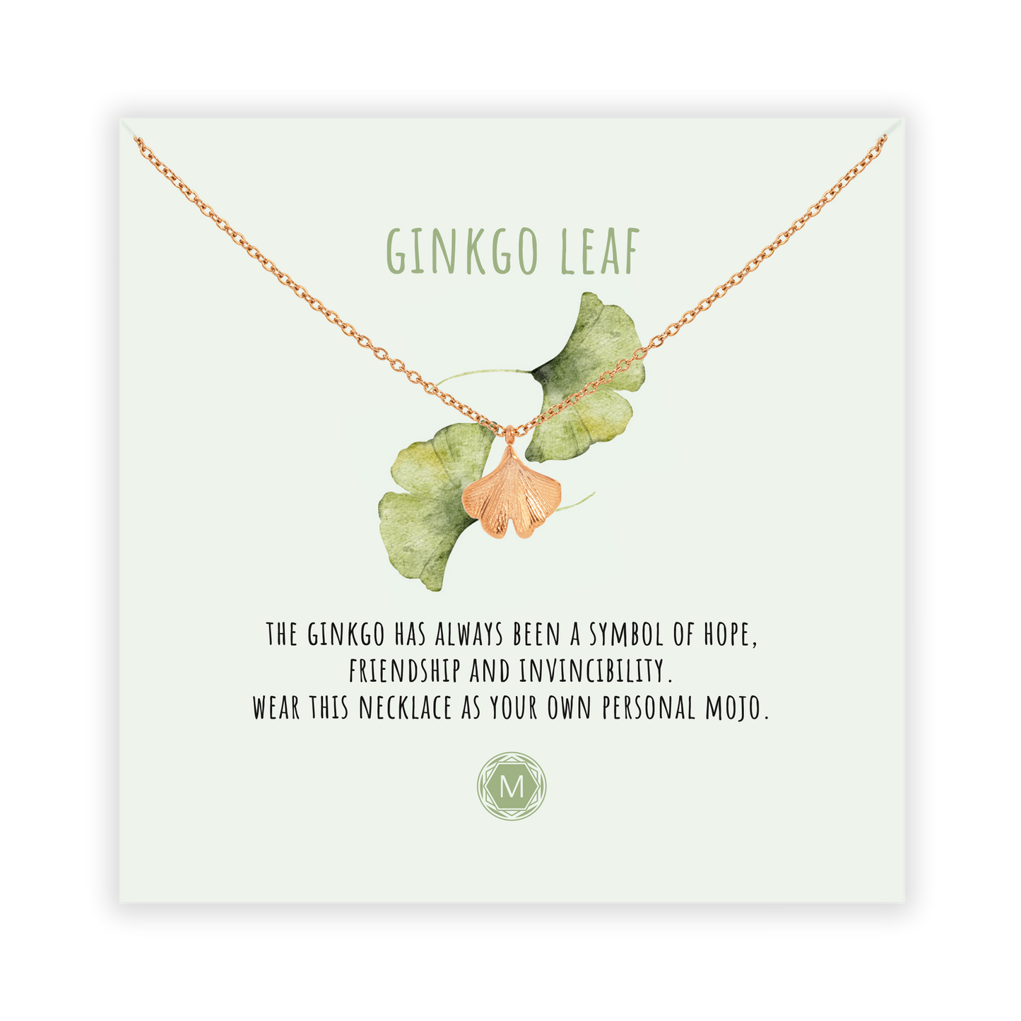GINKGO LEAF Collana