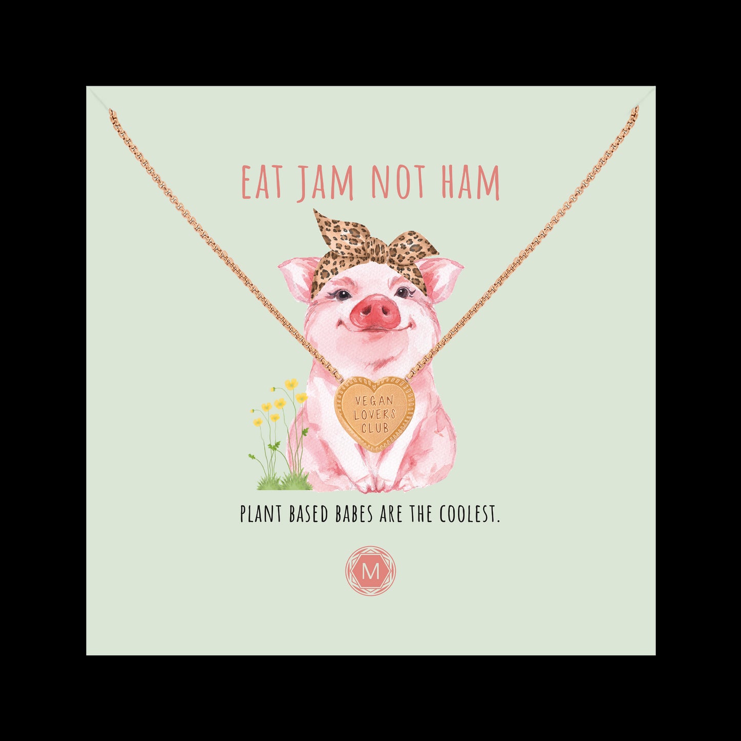 EAT JAM NOT HAM Collana