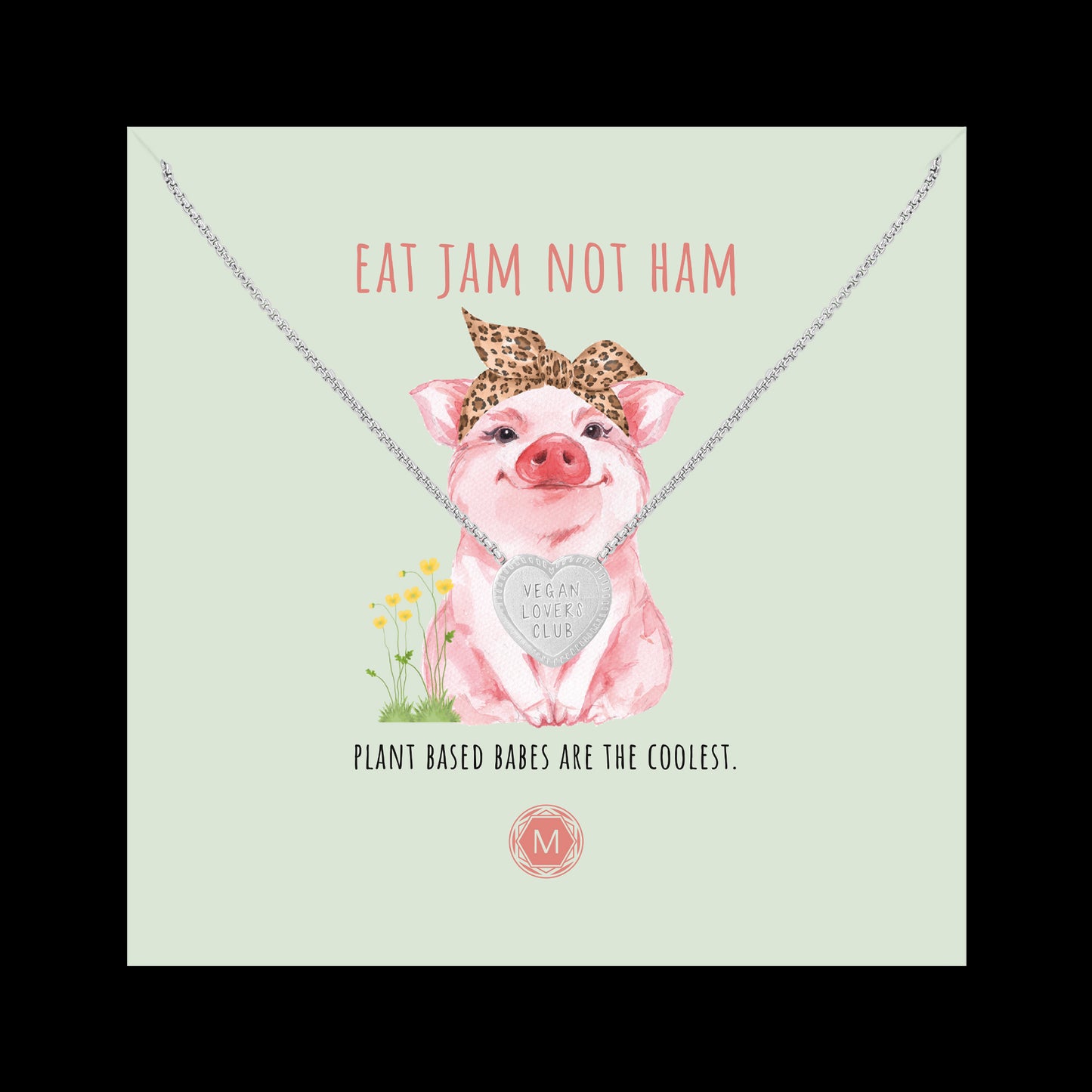 EAT JAM NOT HAM Collana