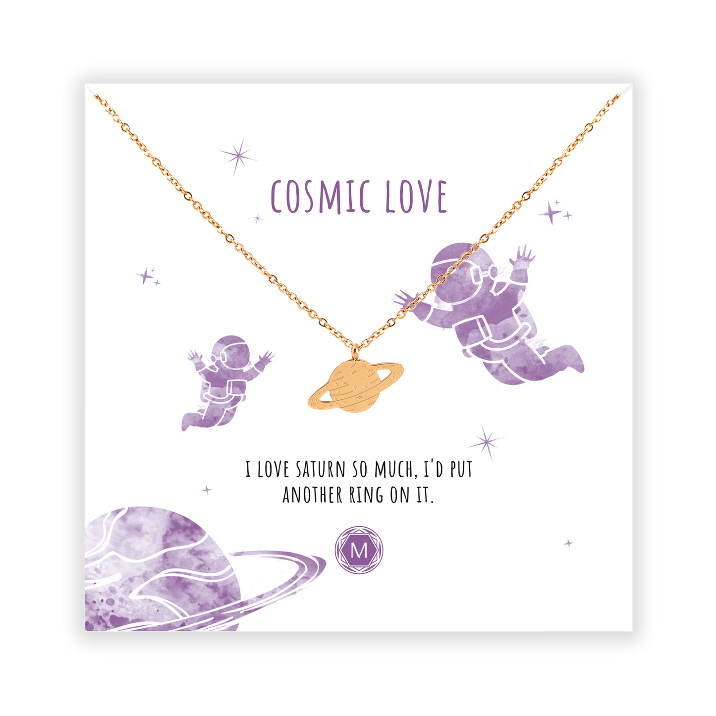 COSMIC LOVE - SATURN Collana