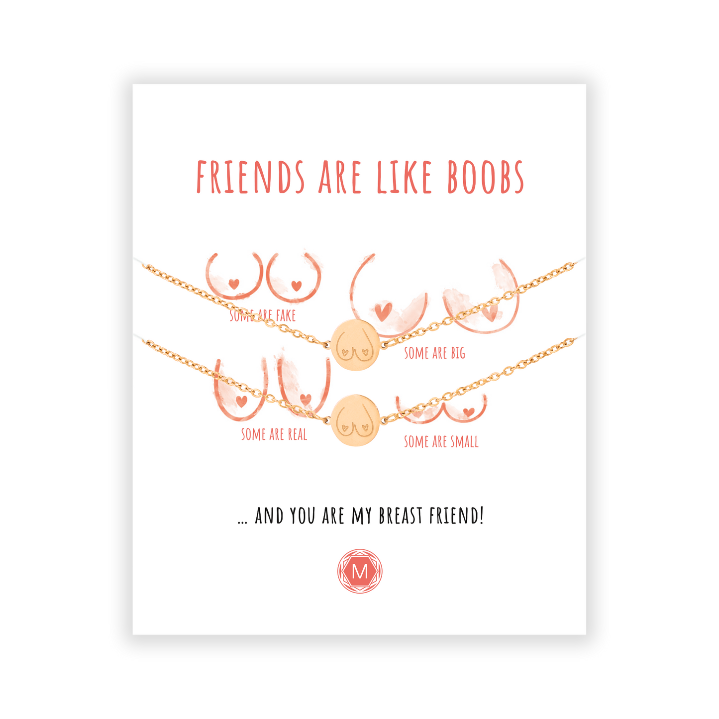 BOOBIES 2x Bracciale