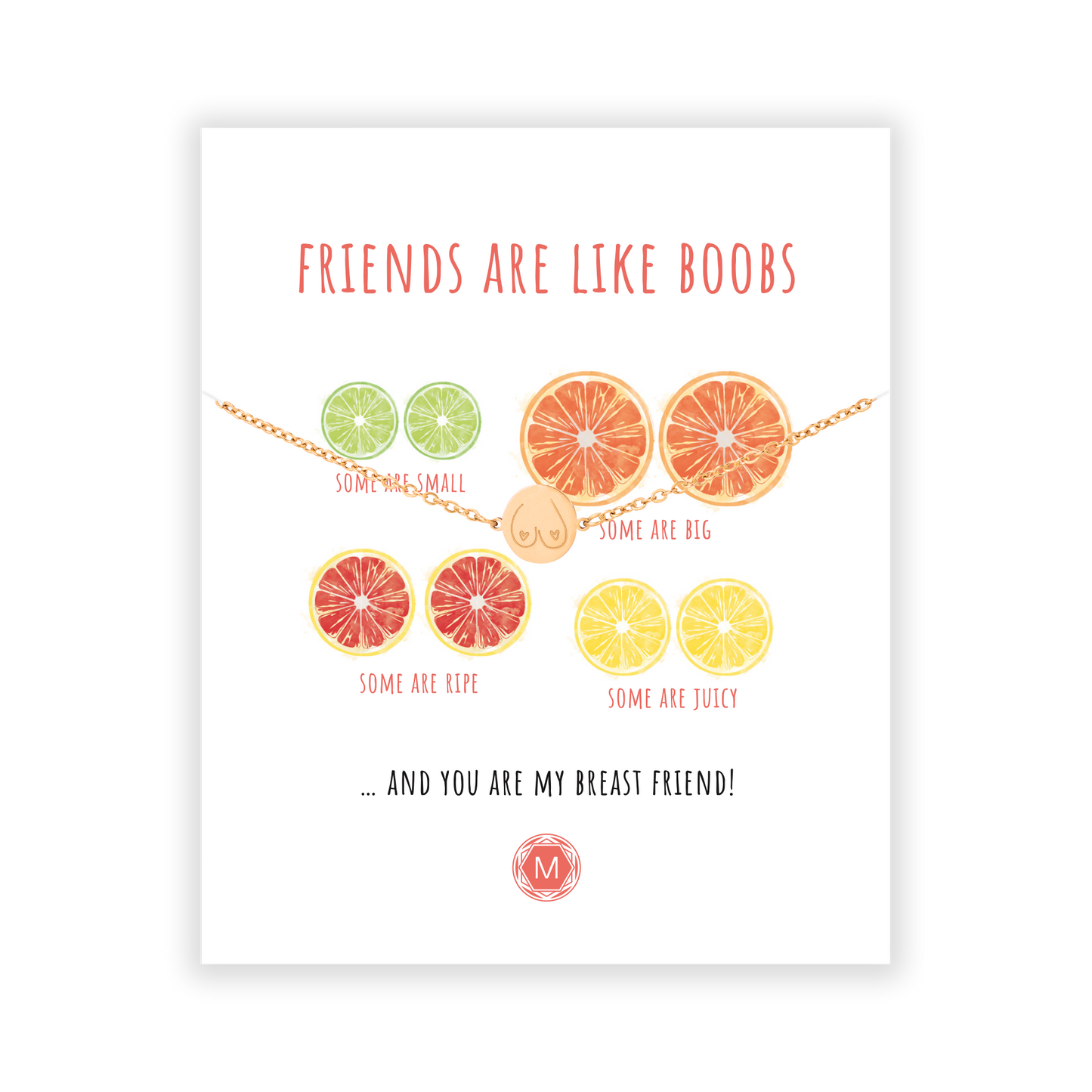 BOOBIES (FRUIT) Bracciale