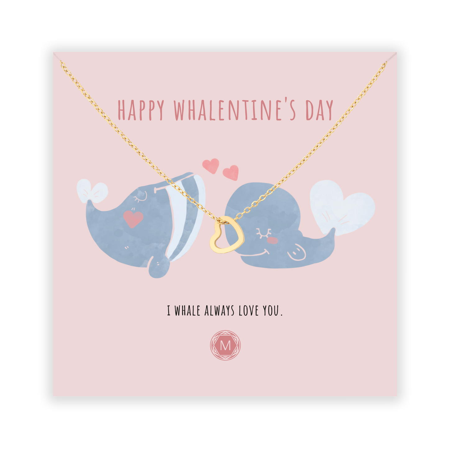 HAPPY WHALENTINE'S DAY Collana