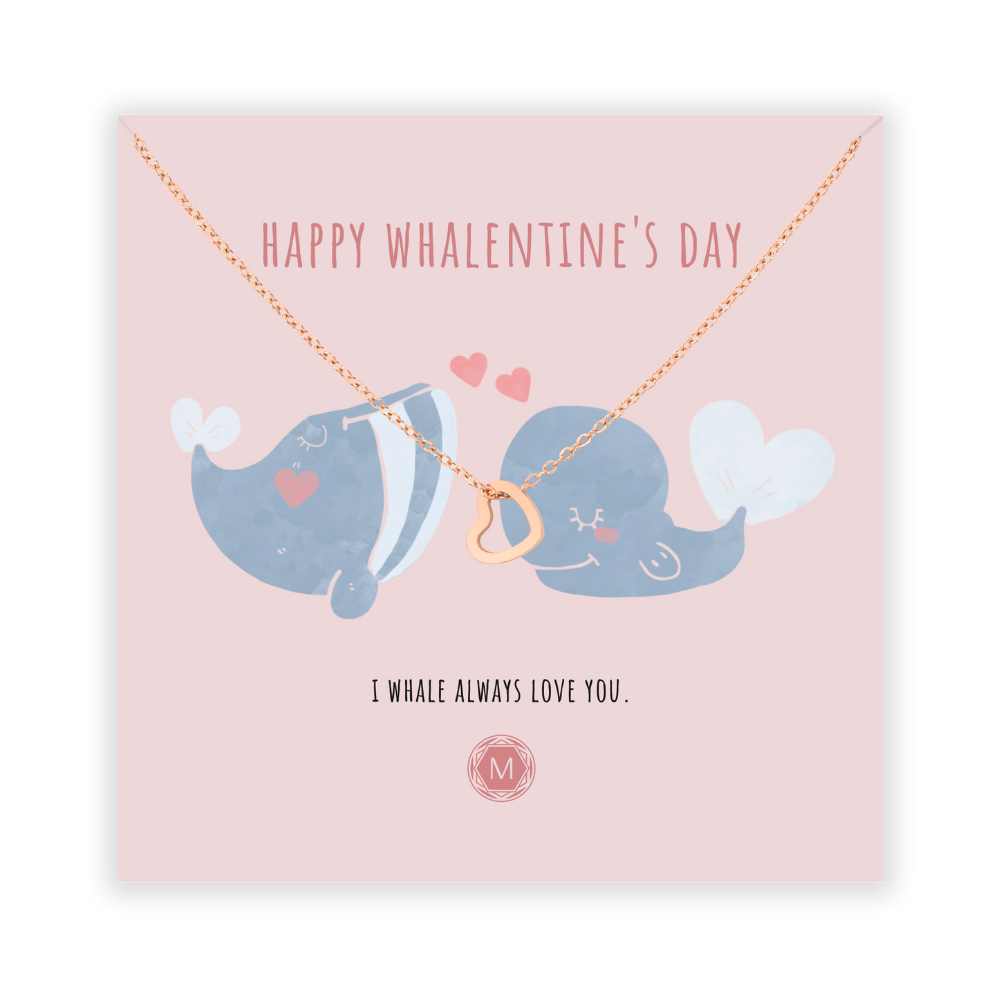 HAPPY WHALENTINE'S DAY Collana