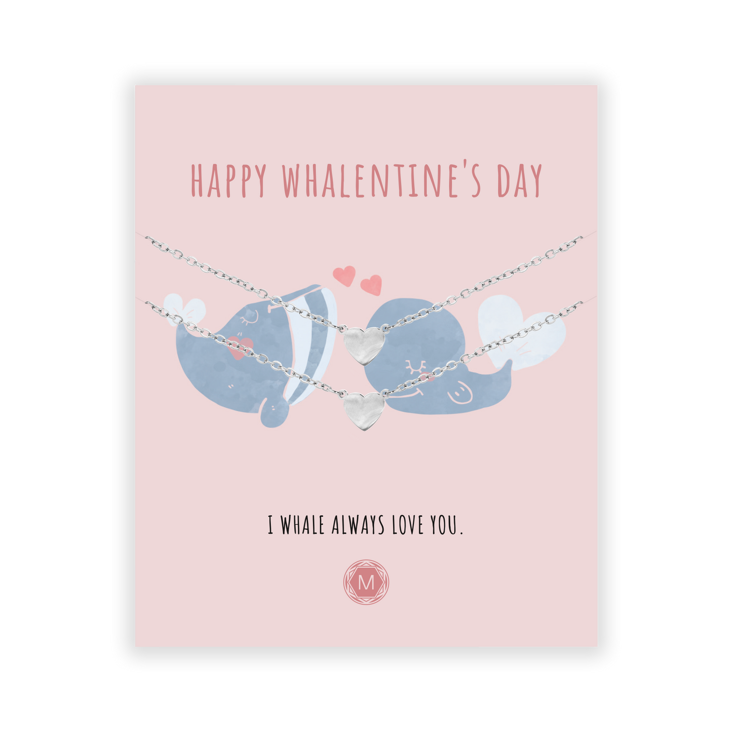 HAPPY WHALENTINE'S DAY 2x Bracciale