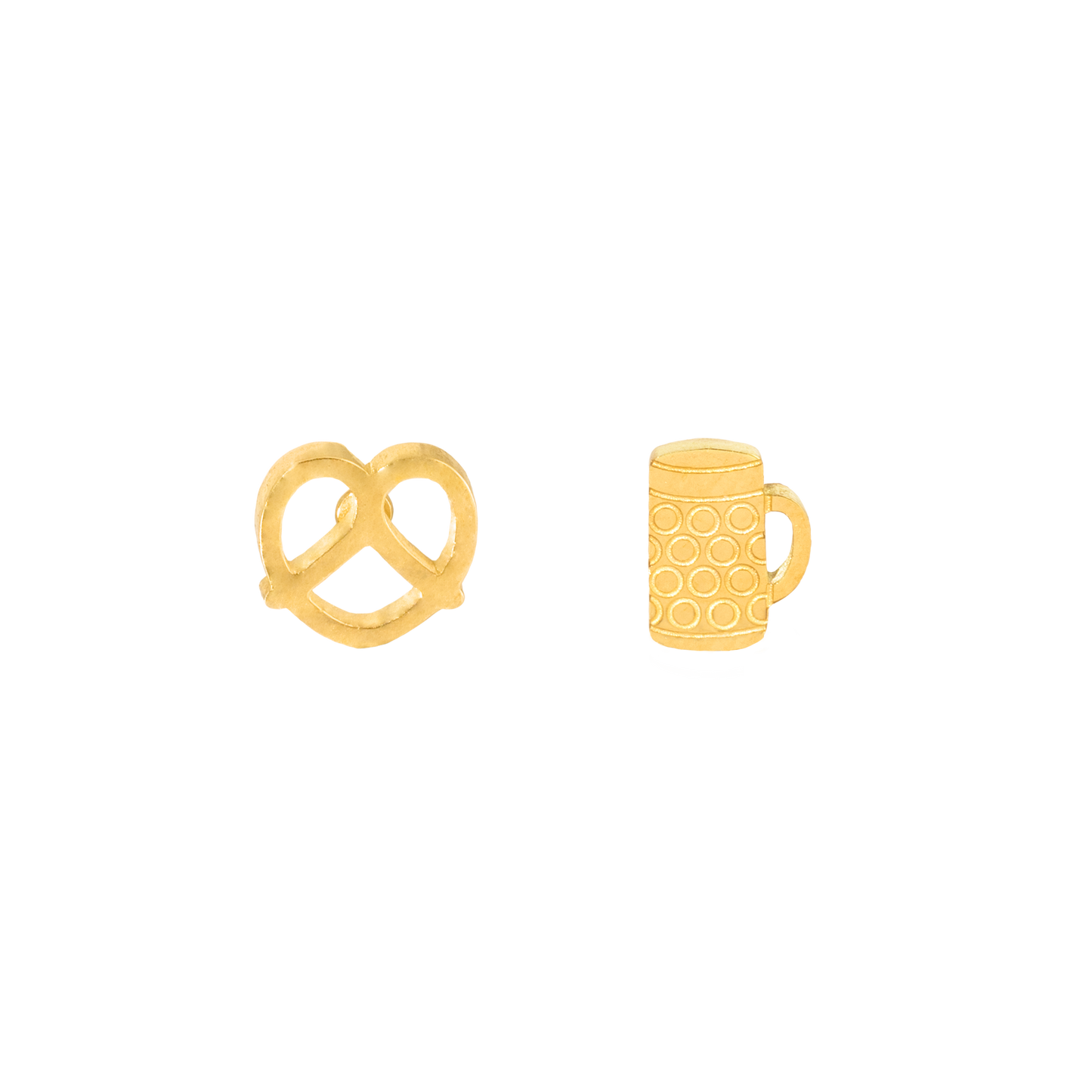 BEER AND PRETZEL Orecchini