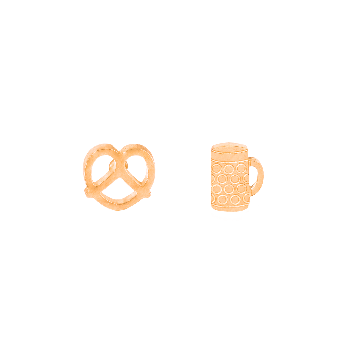 BEER AND PRETZEL Orecchini