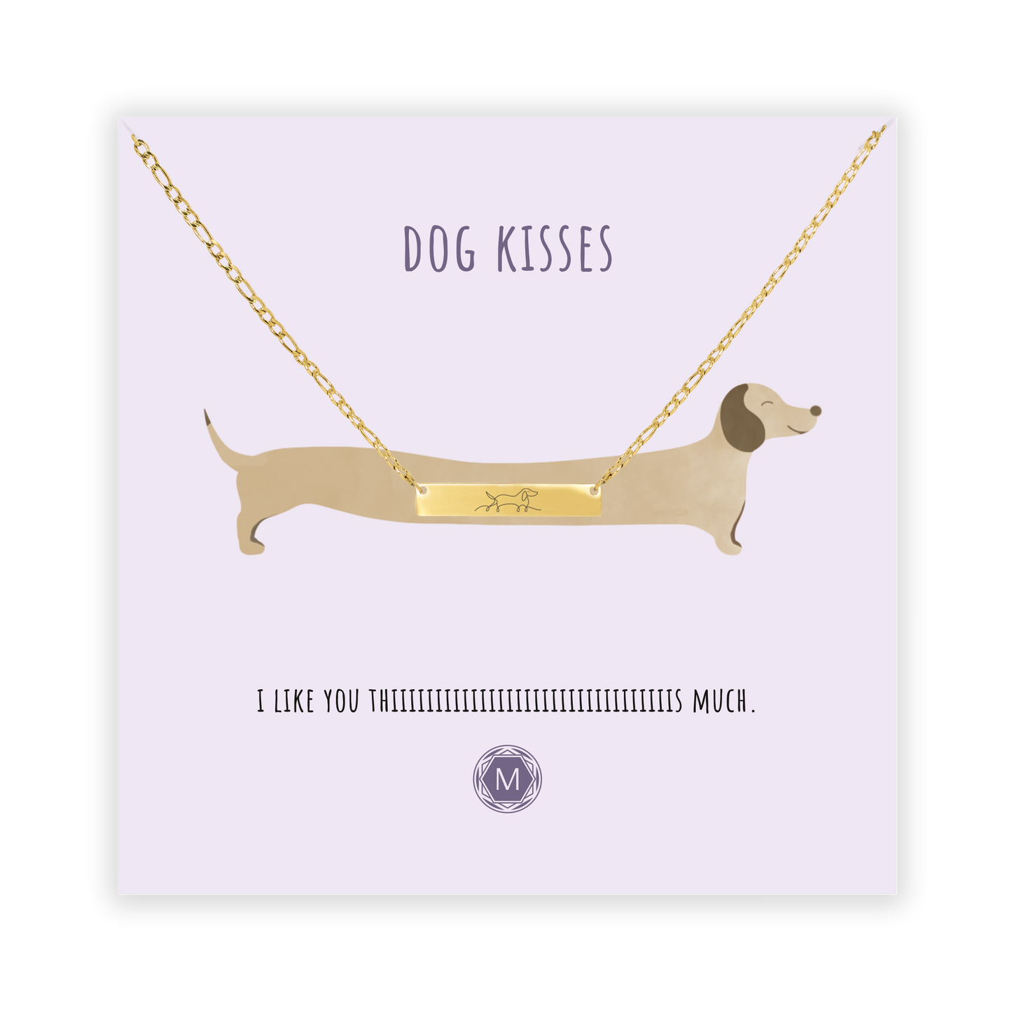 DOG KISSES Collana