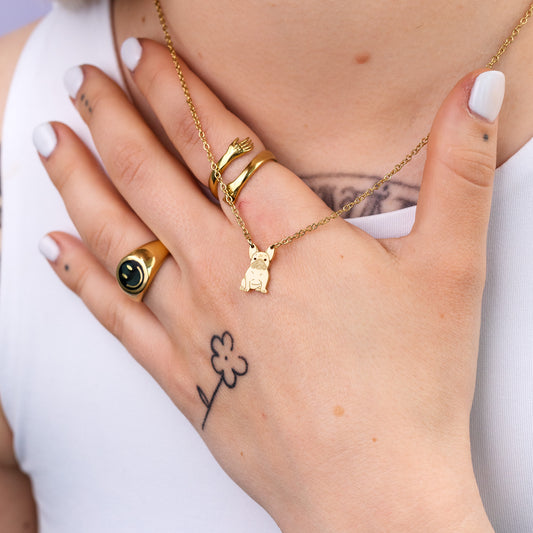 LIVE LOVE WOOF Collana