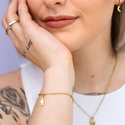 NO WORDS NEEDED Bracciale