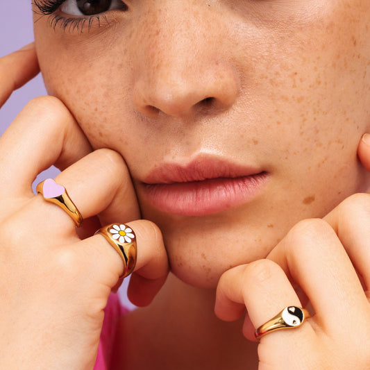 YOU'RE MY BESTIE Anello Oro Rosa