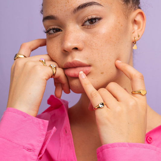 THE YIN TO MY YANG Anello Oro Rosa