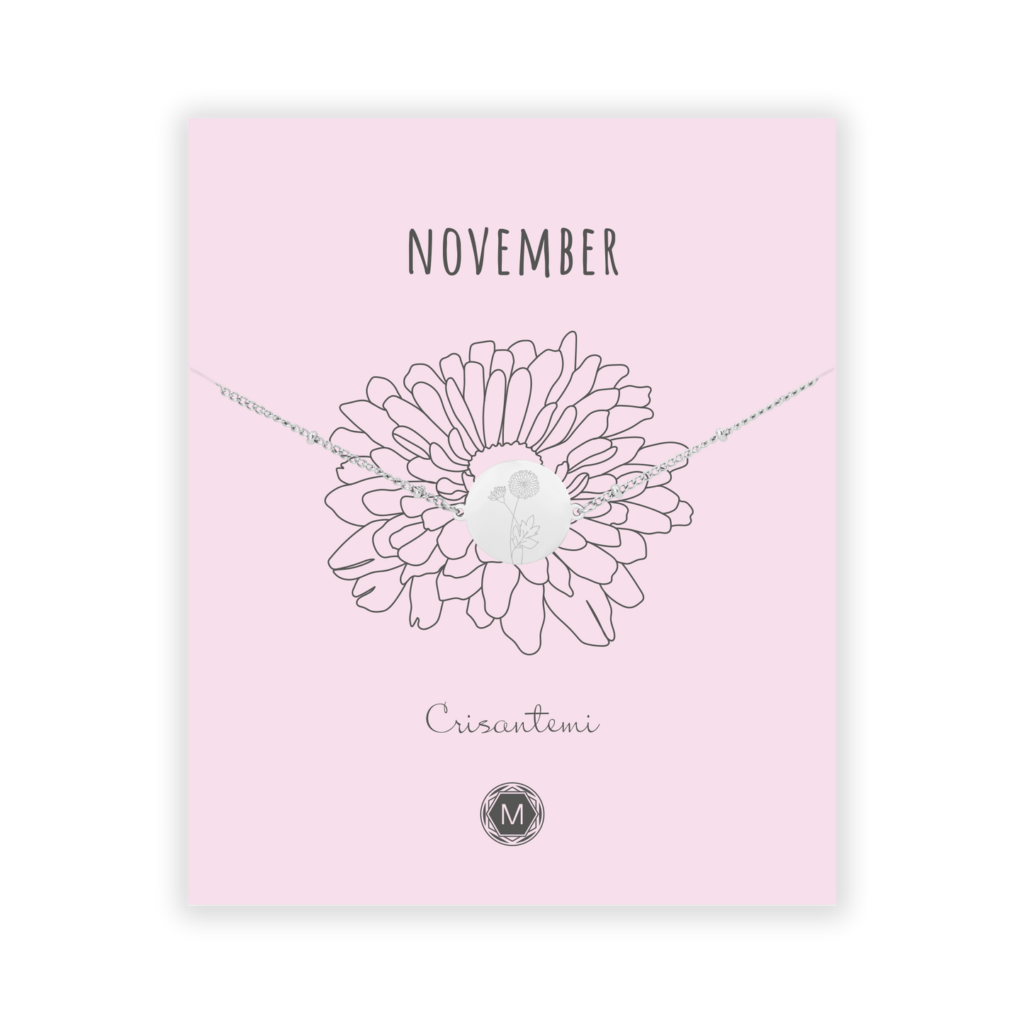 NOVEMBER CRISANTEMI Bracciale