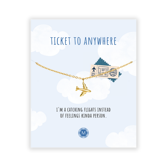 TICKET TO ANYWHERE Bracciale
