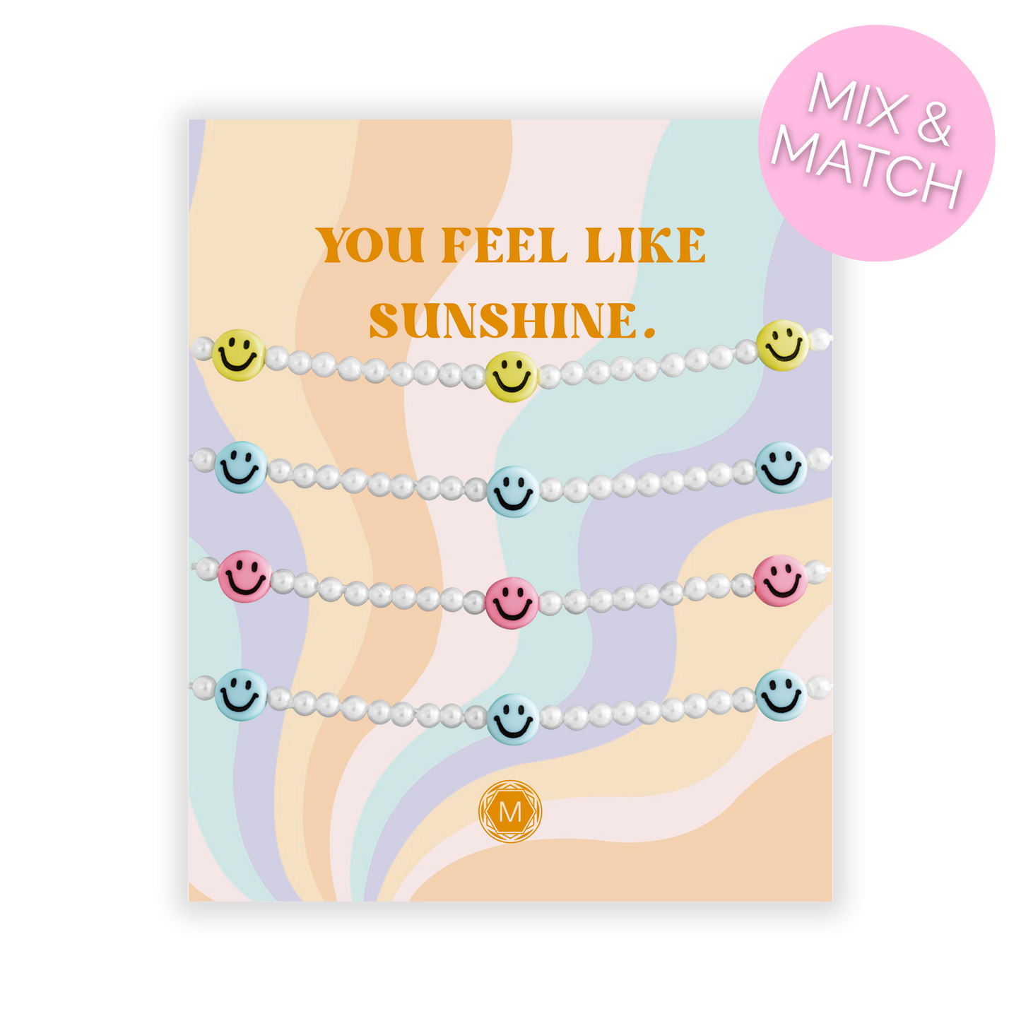 PEARLY GOOD MOOD 4x Bracciale Bundle