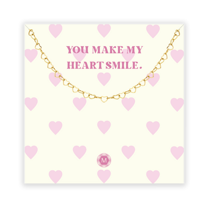 YOU MAKE MY HEART SMILE Collana