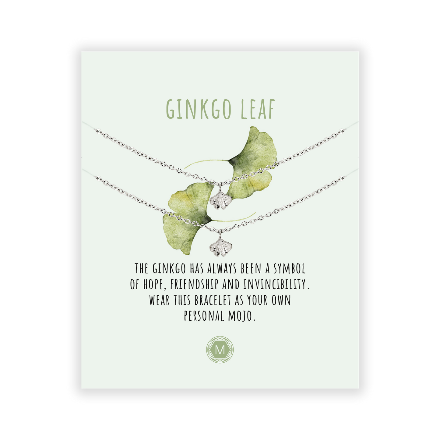 GINKGO LEAF 2x Bracciale