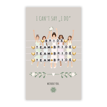 I CAN'T SAY I DO 4x Bracciale Set
