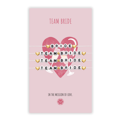 TEAM BRIDE 4x Bracciale Set