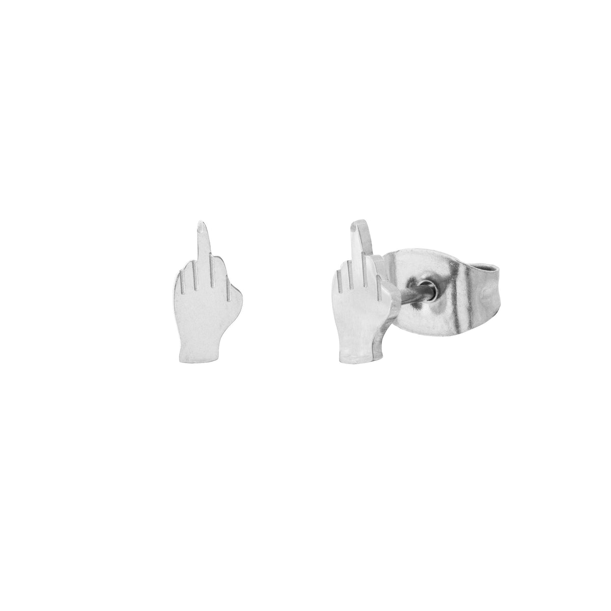 FUCK OFF Stud Earrings