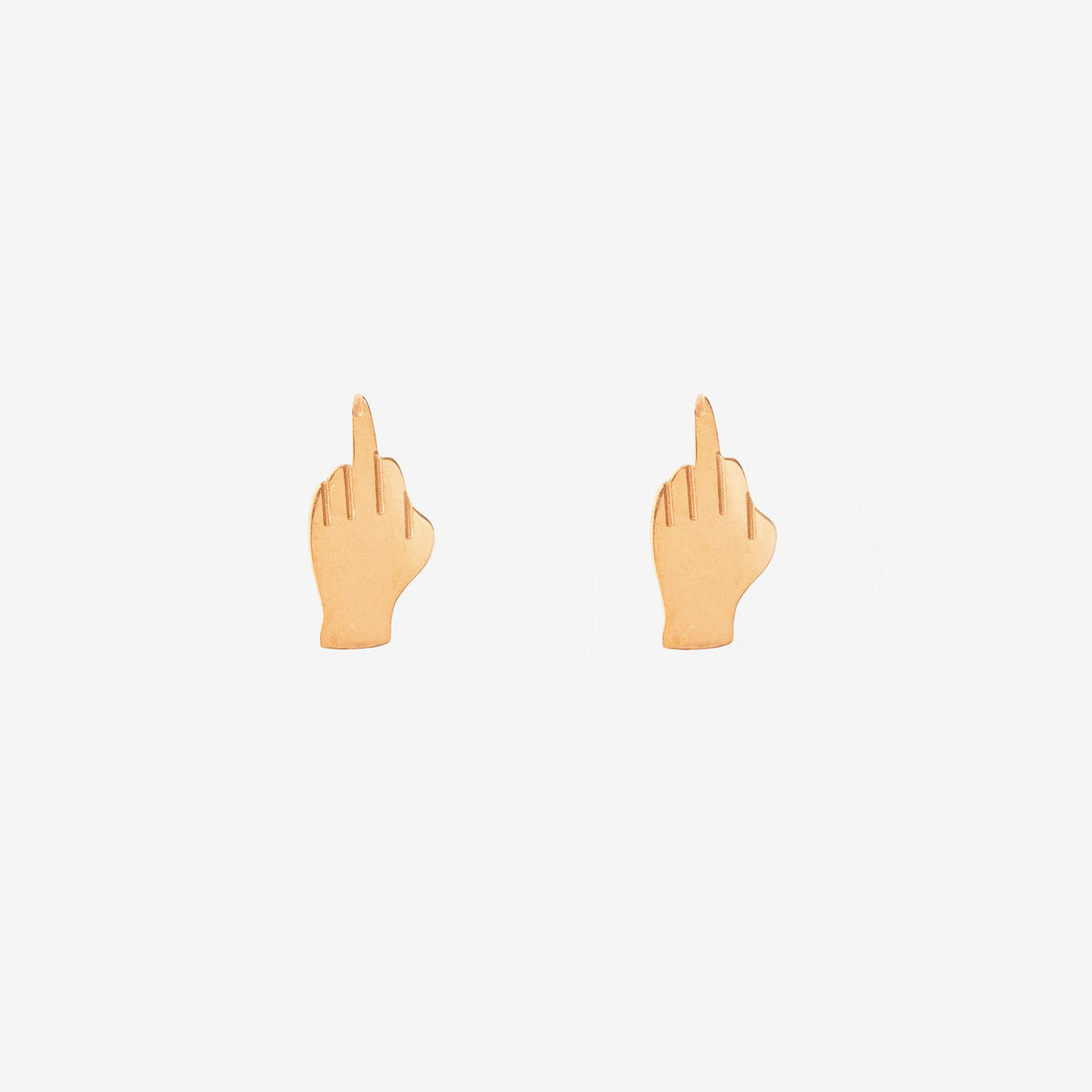 FUCK OFF Stud Earrings