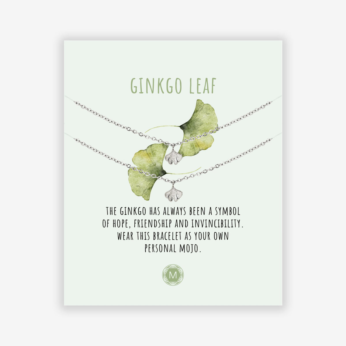 GINKGO LEAF 2x Bracelet