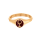 RED WINEGLASS Anello Oro Rosa