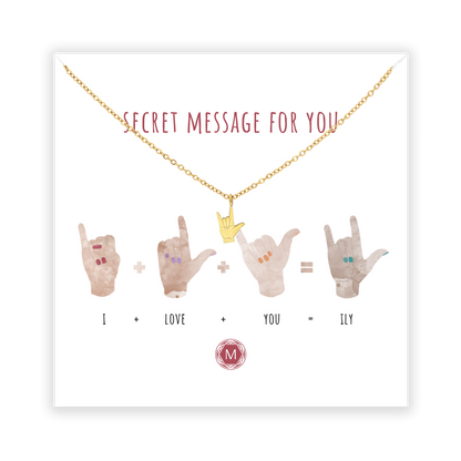 SECRET MESSAGE FOR YOU Collana