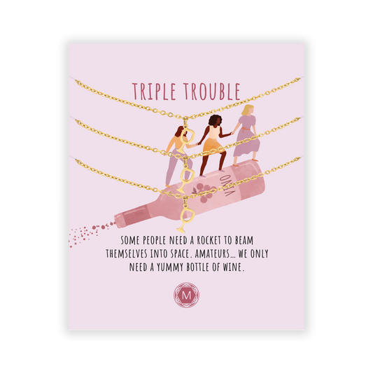 TRIPLE TROUBLE 3x Bracciale