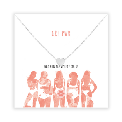 GRL PWR HEART Collana
