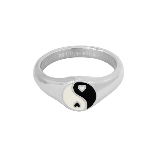 THE YIN TO MY YANG Anello Argento
