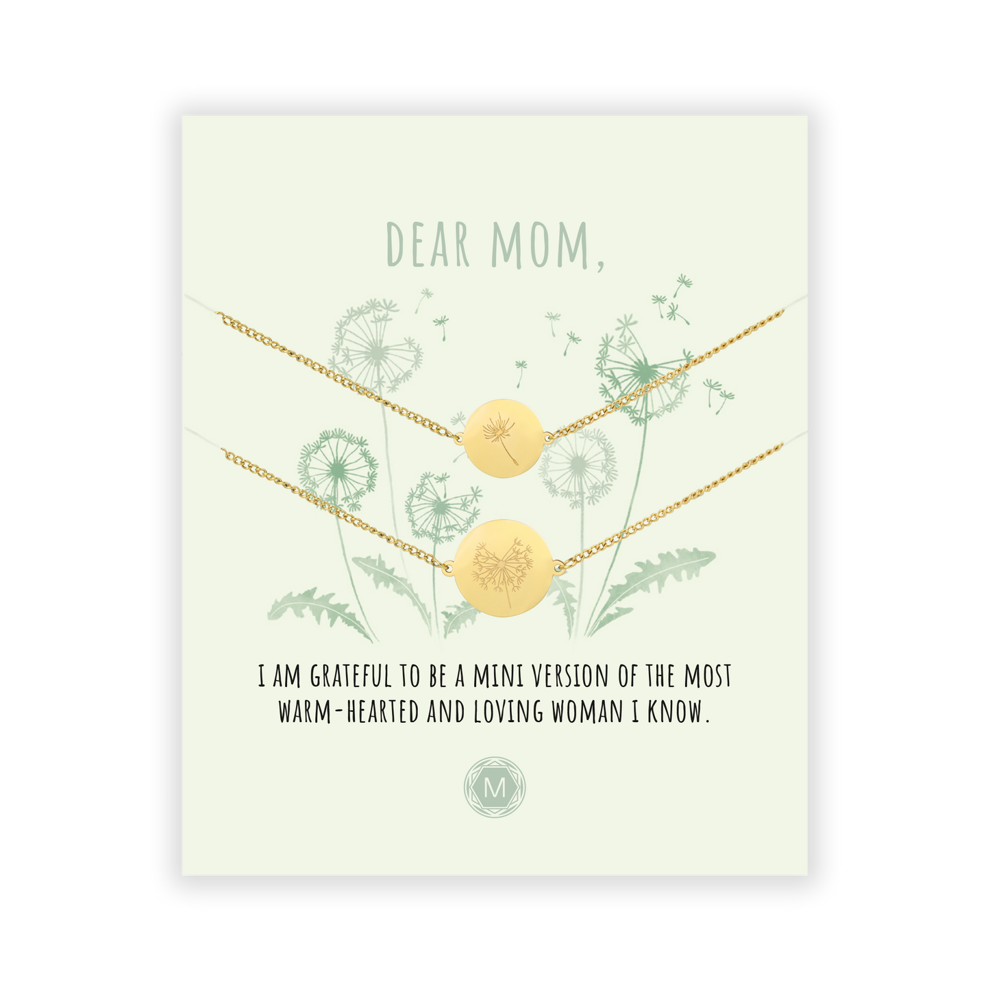 DEAR MOM (DANDELION) 2x BRACCIALE