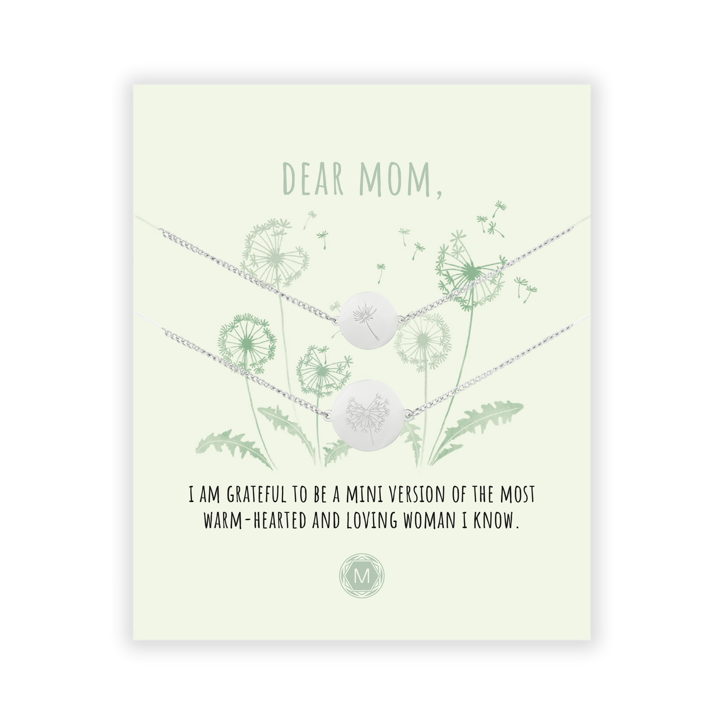 DEAR MOM (DANDELION) 2x BRACCIALE